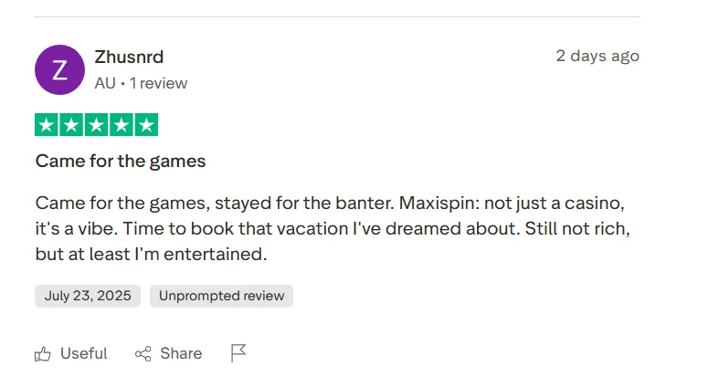 casino reviews MaxiSpin